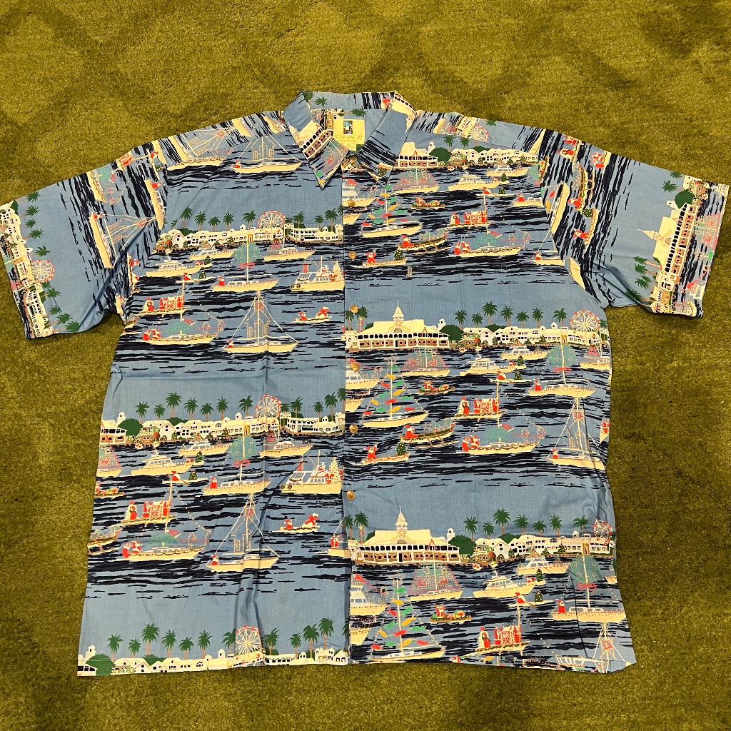 Mens Kahala Balboa Island Boat Parade Christmas Shirt Size Xxl